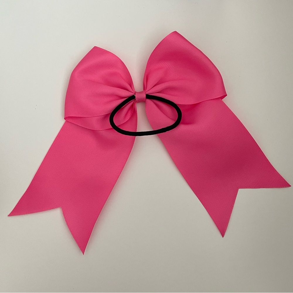 Pink Cheer Bow - Picture 2 of 2
